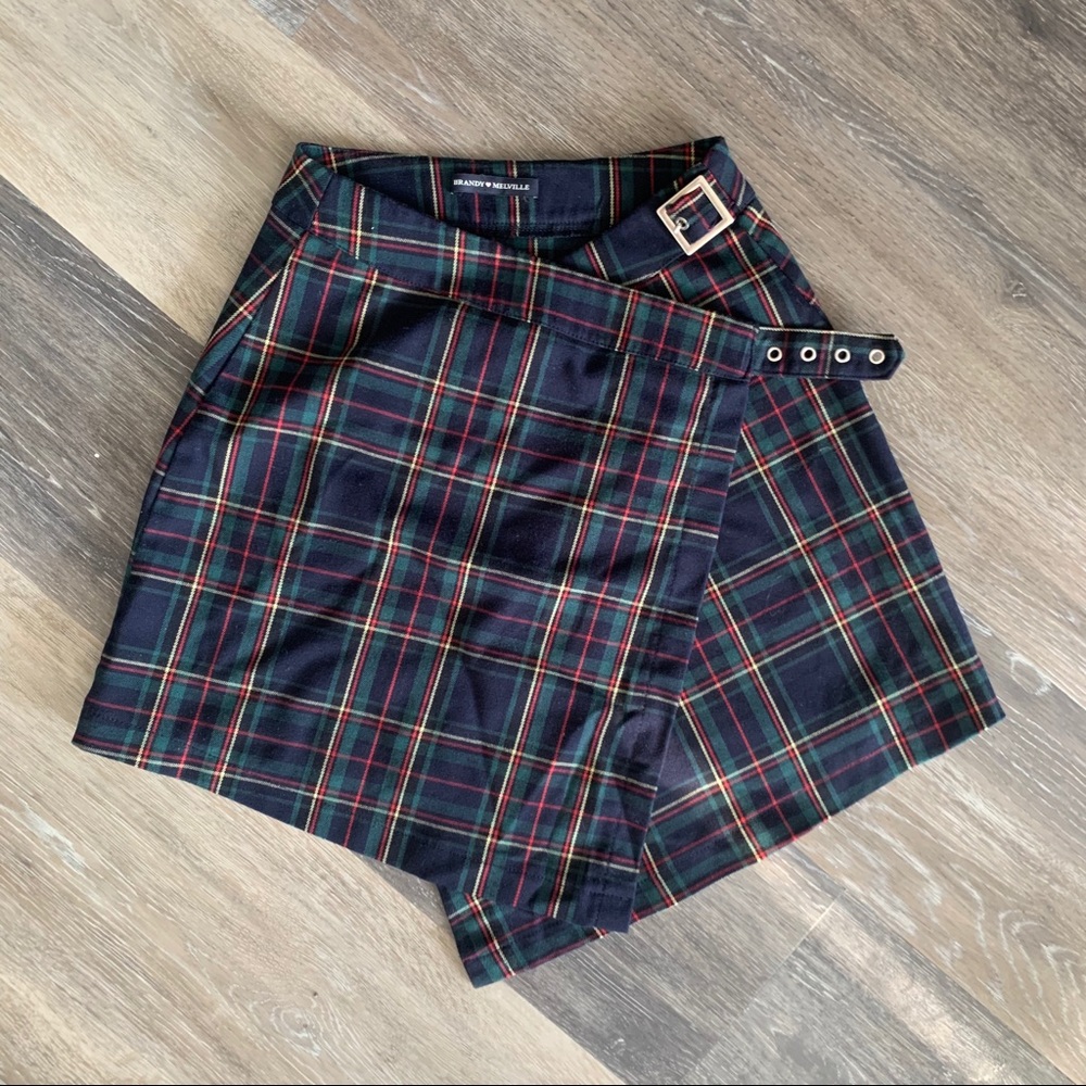 brandy melville plaid emerson skirt
